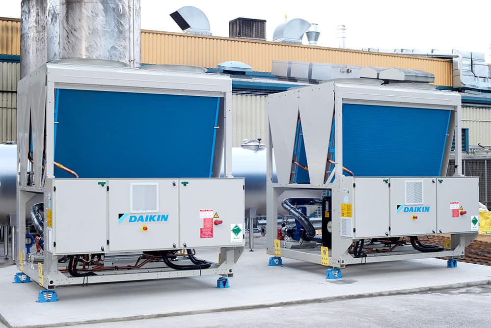 daikin chillers bespoke installation